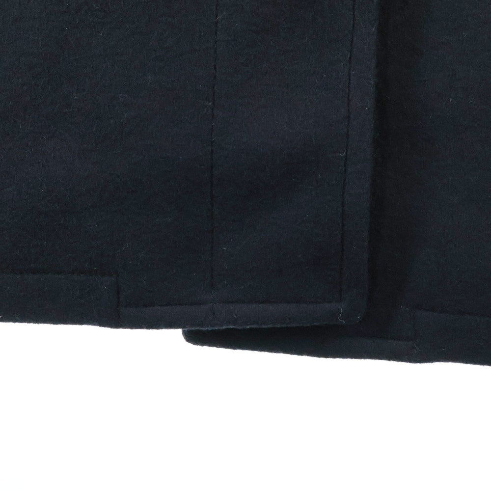 doublet(ダブレット) 20AW FRINGE DUFFEL COAT フリンジ ダッフル コート ブラック 20AW07CO35