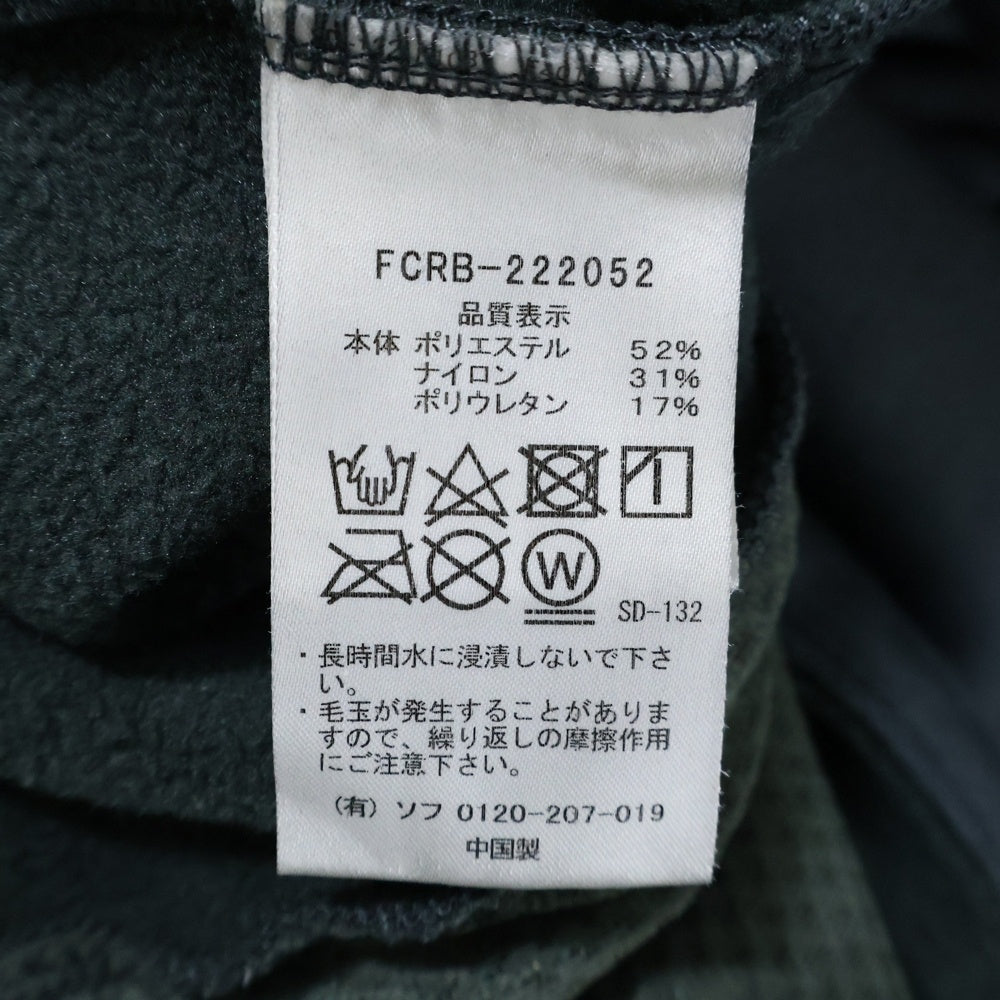 F.C.R.B.(エフシーアールビー) 22AW ポーラーテック フリース パワー ストレッチ ゲーター フーデッドジップアップパーカー FCRB-222052