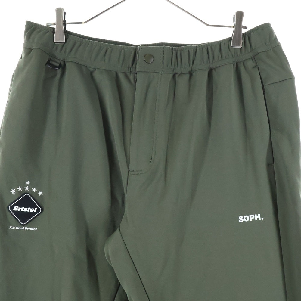 F.C.R.B./F.C.Real Bristol/FCRB(エフシーアールビー/エフシーレアルブリストル) 24SS PDK SHIRRING HEM PANTS ピーディーケー シャーリング ヘム イージースウェットジョガーパンツ カーキ FCRB-240005