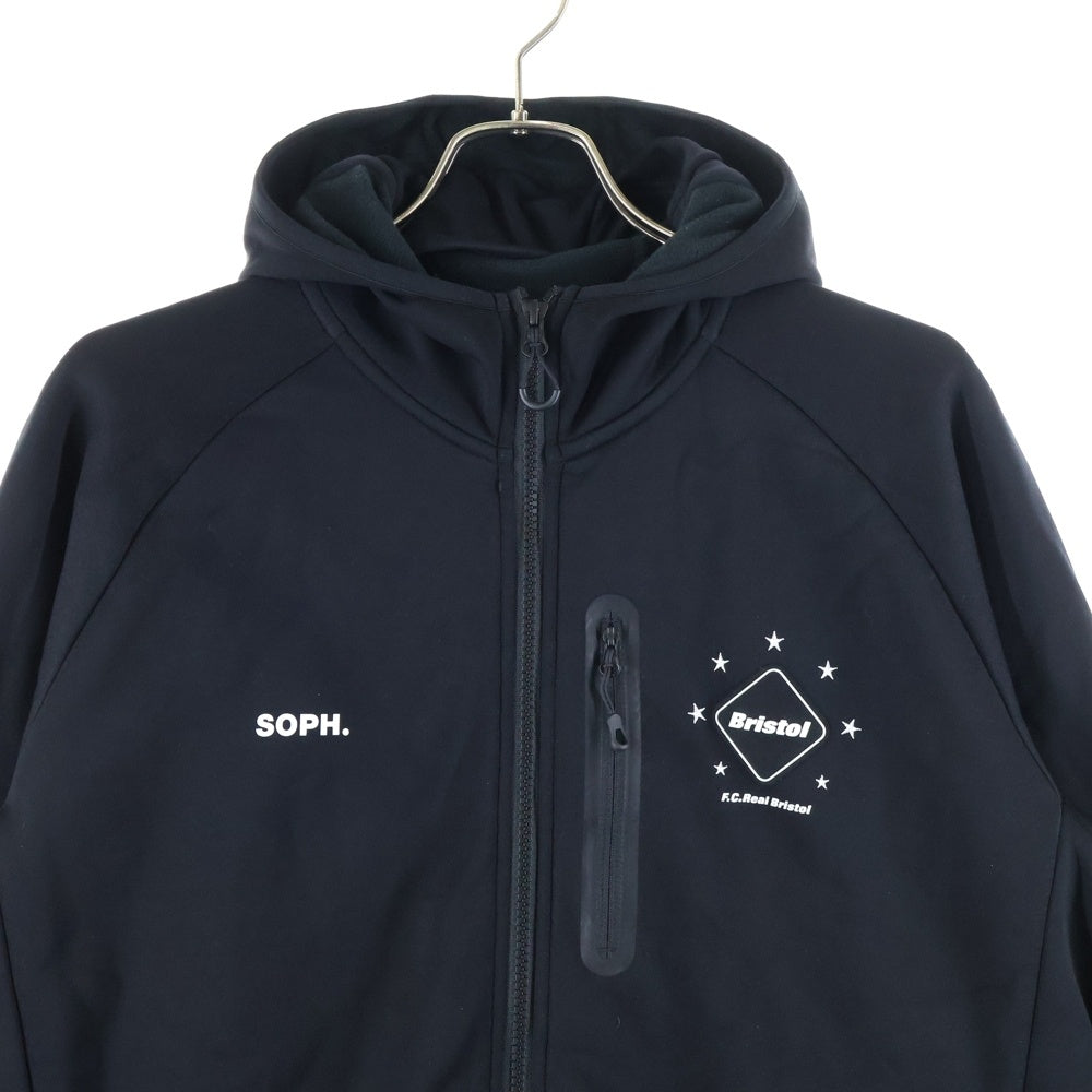 F.C.R.B.(エフシーアールビー) 24AW ポーラーテック パワー ストレッチ ゲーター フーデッドジップアップパーカー FCRB-242063