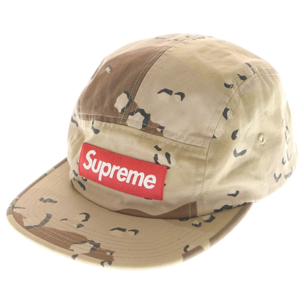 SUPREME(シュプリーム) 17AW Washed Chino Twill Camp Cap Desert Camo ウォッシュド チノツイル キャンプキャップ デザート カモ ブラウン/カーキー