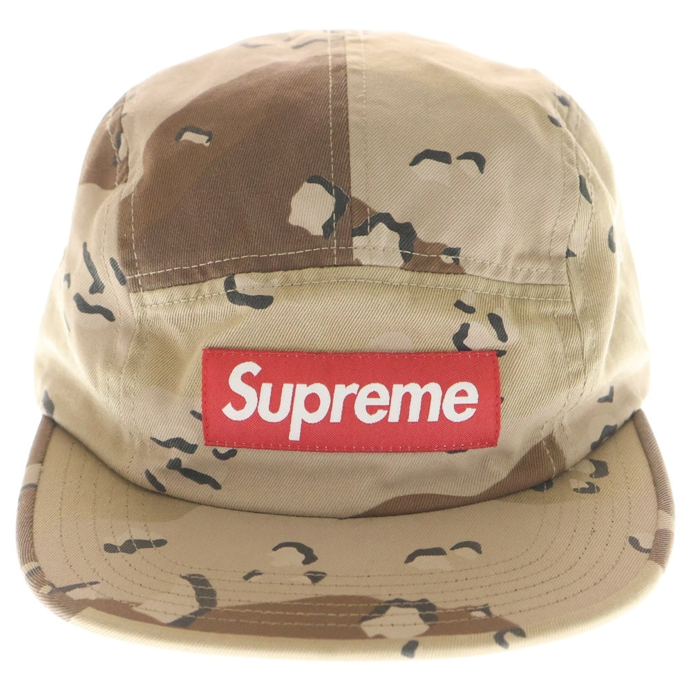 SUPREME(シュプリーム) 17AW Washed Chino Twill Camp Cap Desert Camo ウォッシュド チノツイル キャンプキャップ デザート カモ ブラウン/カーキー
