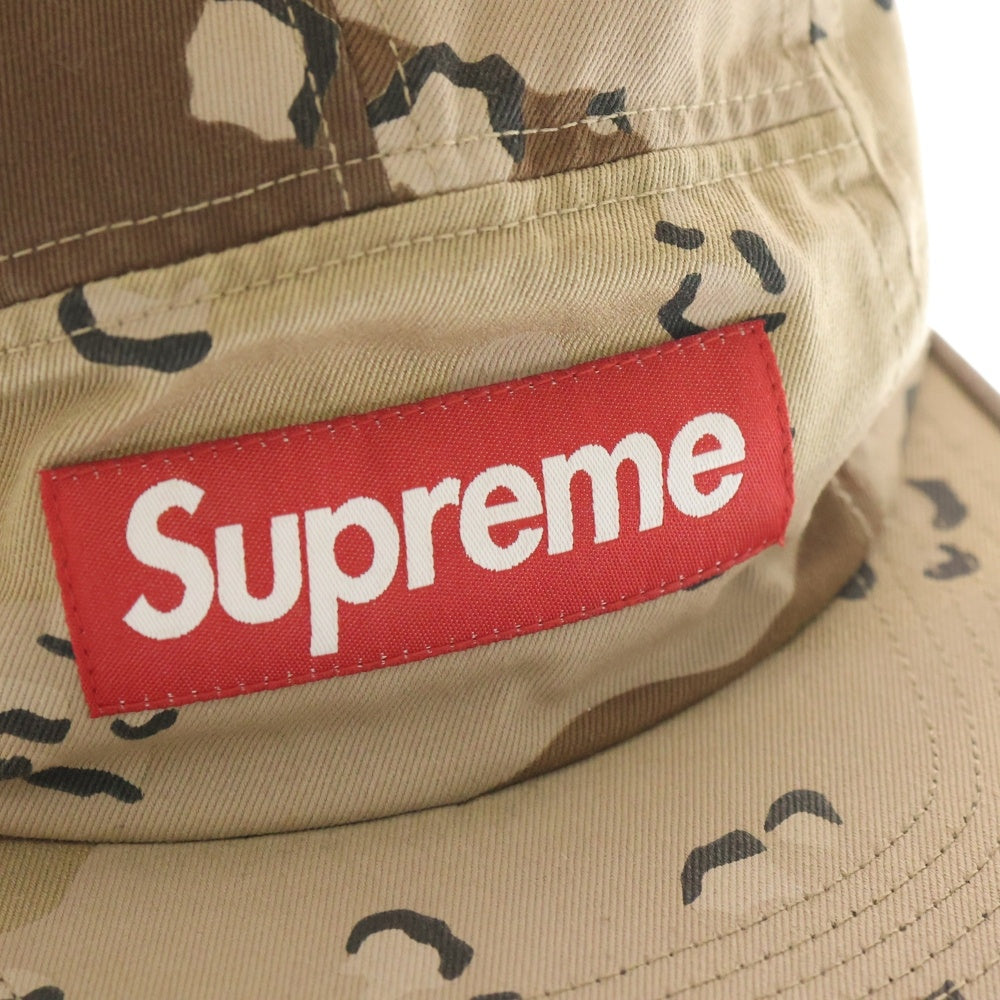 SUPREME(シュプリーム) 17AW Washed Chino Twill Camp Cap Desert Camo ウォッシュド チノツイル キャンプキャップ デザート カモ ブラウン/カーキー