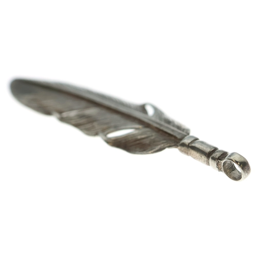 REDMAN(レッドマン) 大フェザー左向き ネックレストップ シルバー RM-104-L-SV