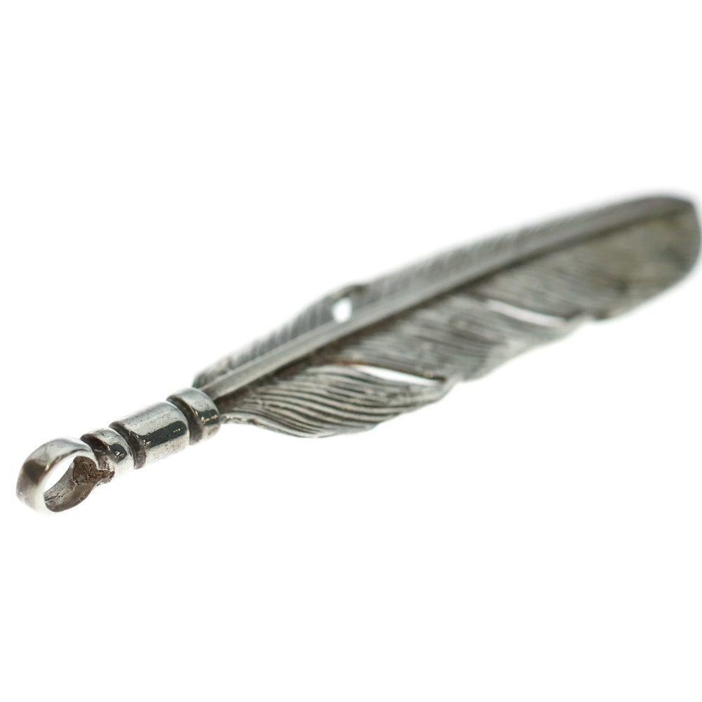 REDMAN(レッドマン) 大フェザー右向き ネックレストップ シルバー RM-104-L-SV