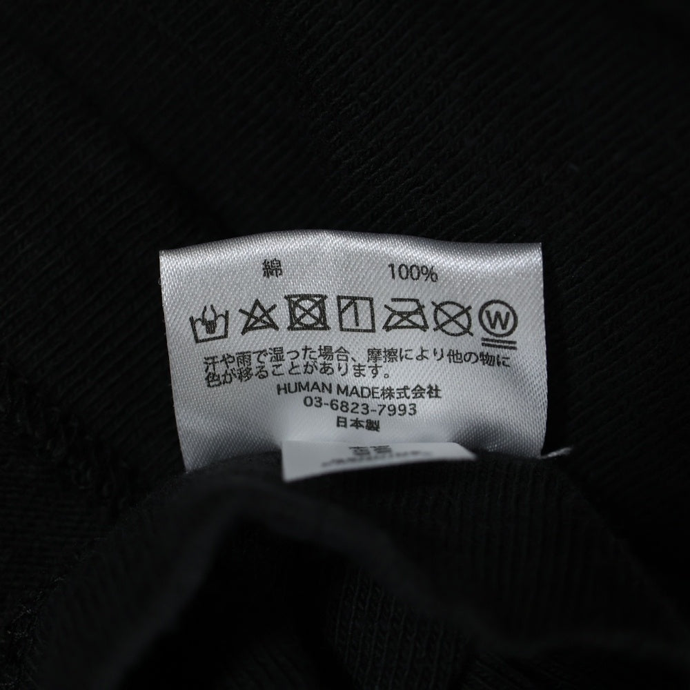 HUMAN MADE(ヒューマンメイド) ハートロゴ クルーネック半袖ポケットTシャツ カットソー ブラック