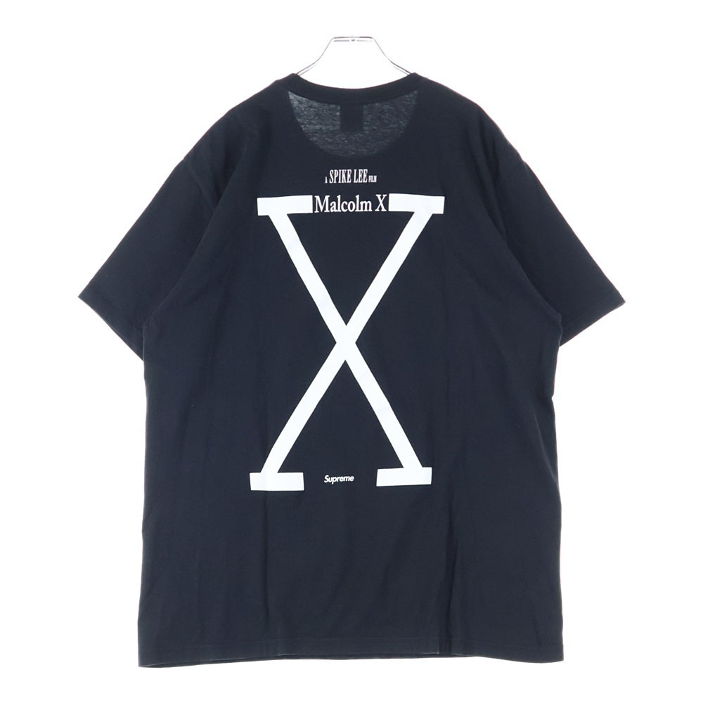 SUPREME(シュプリーム) 25SS 40 Acres Malcolm X Tee 40エーカー マルコム エックス クルーネック半袖Tシャツ カットソー ブラック