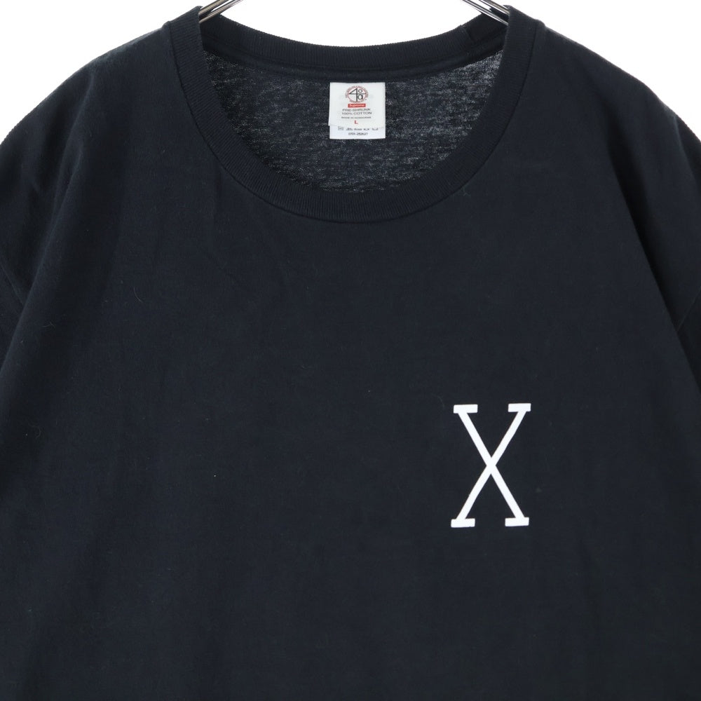 SUPREME(シュプリーム) 25SS 40 Acres Malcolm X Tee 40エーカー マルコム エックス クルーネック半袖Tシャツ カットソー ブラック