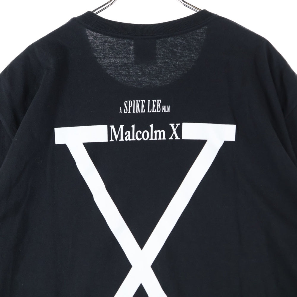 SUPREME(シュプリーム) 25SS 40 Acres Malcolm X Tee 40エーカー マルコム エックス クルーネック半袖Tシャツ カットソー ブラック