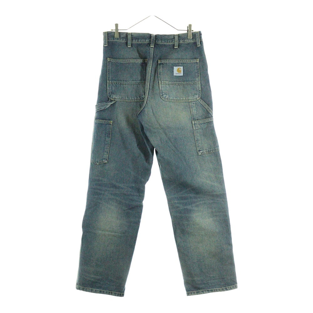 CARHARTT(カーハート) DOUBLE KNEE PANT ダブルニー ワークデニムパンツ インディゴ IO32699