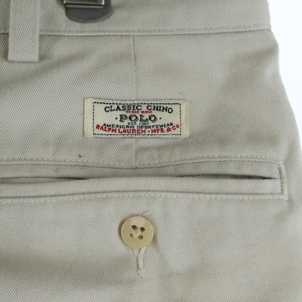POLO RALPH LAUREN(ポロラルフローレン) ANDREW PANT メキシコ製 アンドリュー ワークチノパンツ ベージュ