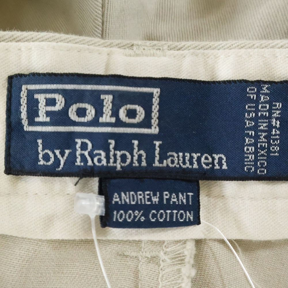 POLO RALPH LAUREN(ポロラルフローレン) ANDREW PANT メキシコ製 アンドリュー ワークチノパンツ ベージュ