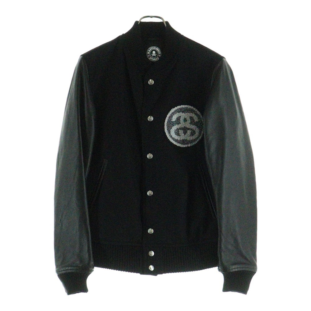 STUSSY ステューシー × MMJ マスターマインド ジャパン スタジャン STUSSY(ステューシー) 13AW ×MASTERMIND JAPAN VARSITY JACKET