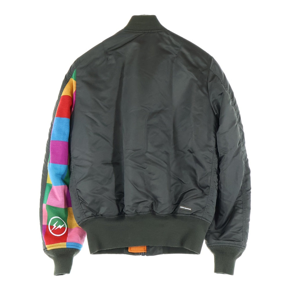 ALPHA INDUSTRIES(アルファ インダストリーズ) ×UNIFORM EXPERIMENT TIGHT FIT MA-1 ユニフォーム エクスペリメント タイトフィット エムエーワン ジャケット UE-091080