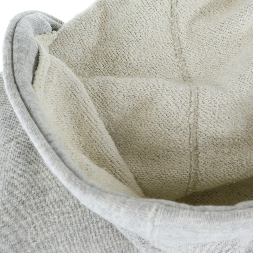 adidas(アディダス) フロントロゴデザイン カンガルーポケット フーデッド スウェット パーカー グレー ACB-252