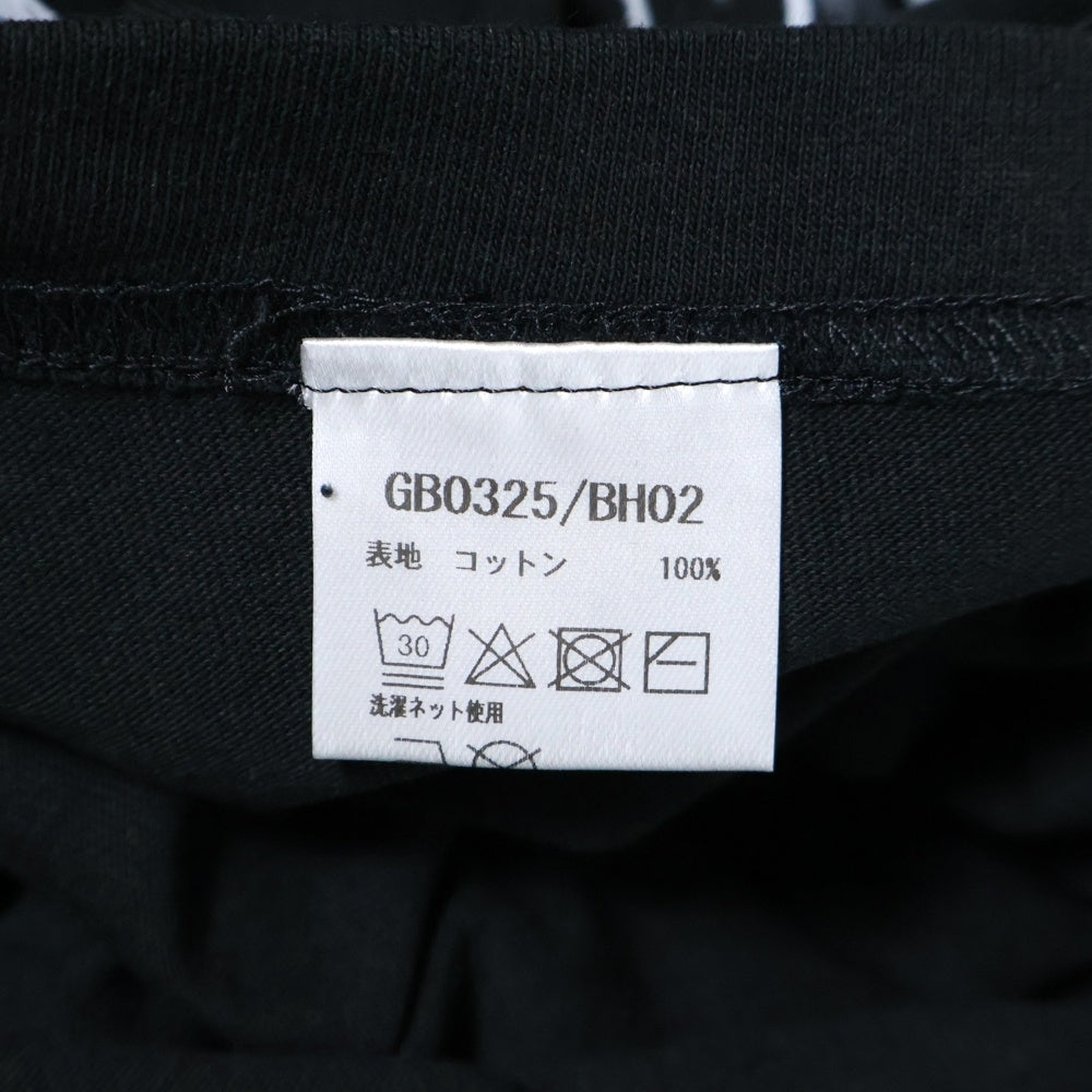 glamb(グラム) THE BLUE HEARTS COLLAGE ザ ブルーハーツ フォトデザイン クルーネック カットソー 半袖Tシャツ ブラック