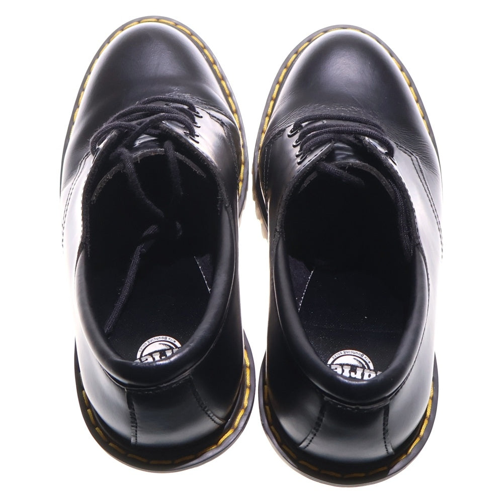 Dr.Martens(ドクターマーチン) SALOME サロメ 4ホール レザー ヒールブーツ ブラック レディース
