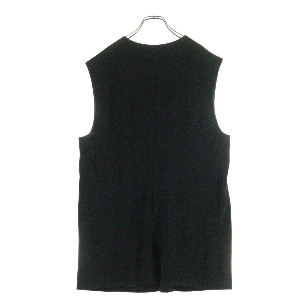 AMERI(アメリ) ボタニカルプリント ポリエステル ベストレイヤード ロングワンピース グリーン/ブラック レディース 02120550581