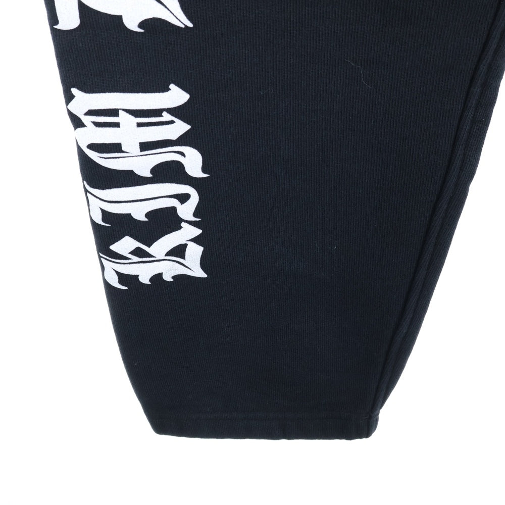 ASKYURSELF(アスクユアセルフ) KIM DUONG GOTH JOGGER ロゴプリント スウェット ジョガーパンツ ブラック