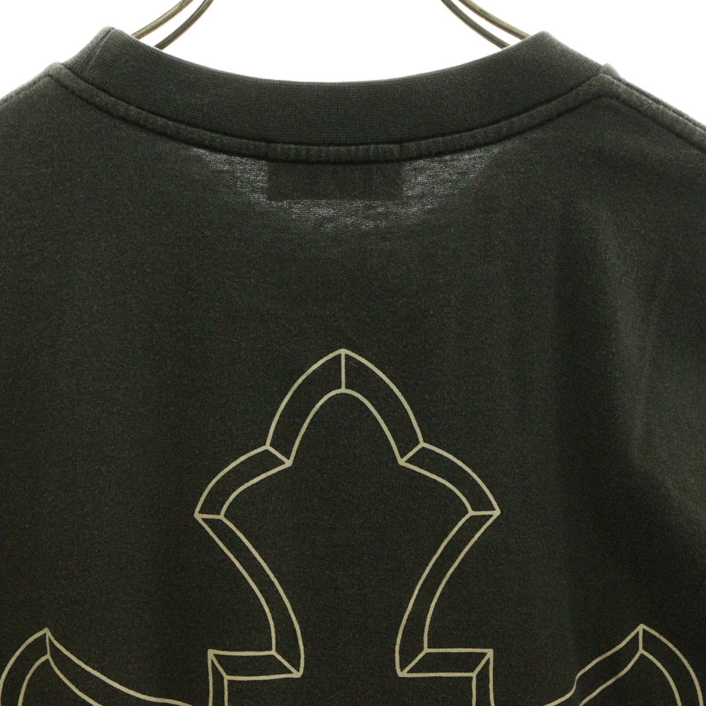 ASKYURSELF(アスクユアセルフ) LEGENDS T フォトプリント クルーネック コットン 半袖Tシャツ グレー