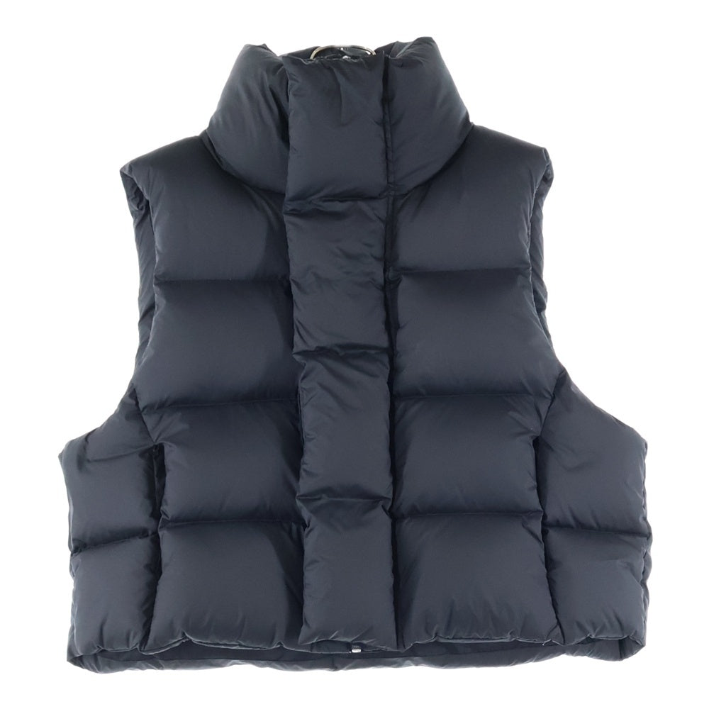 entire studios(エンタイア スタジオ) MML VEST ジップアップ ダウンベスト ブラック ES2400