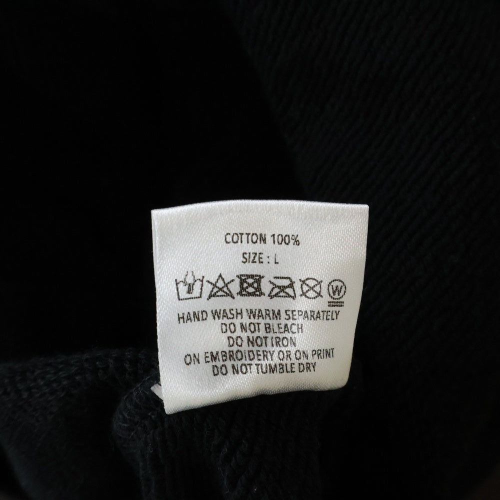 GOD SELECTION XXX(ゴッドセレクショントリプルエックス) ×FRAGMENT DESIGN フラグメントデザイン ロゴプリント プルオーバー スウェット パーカー ブラック