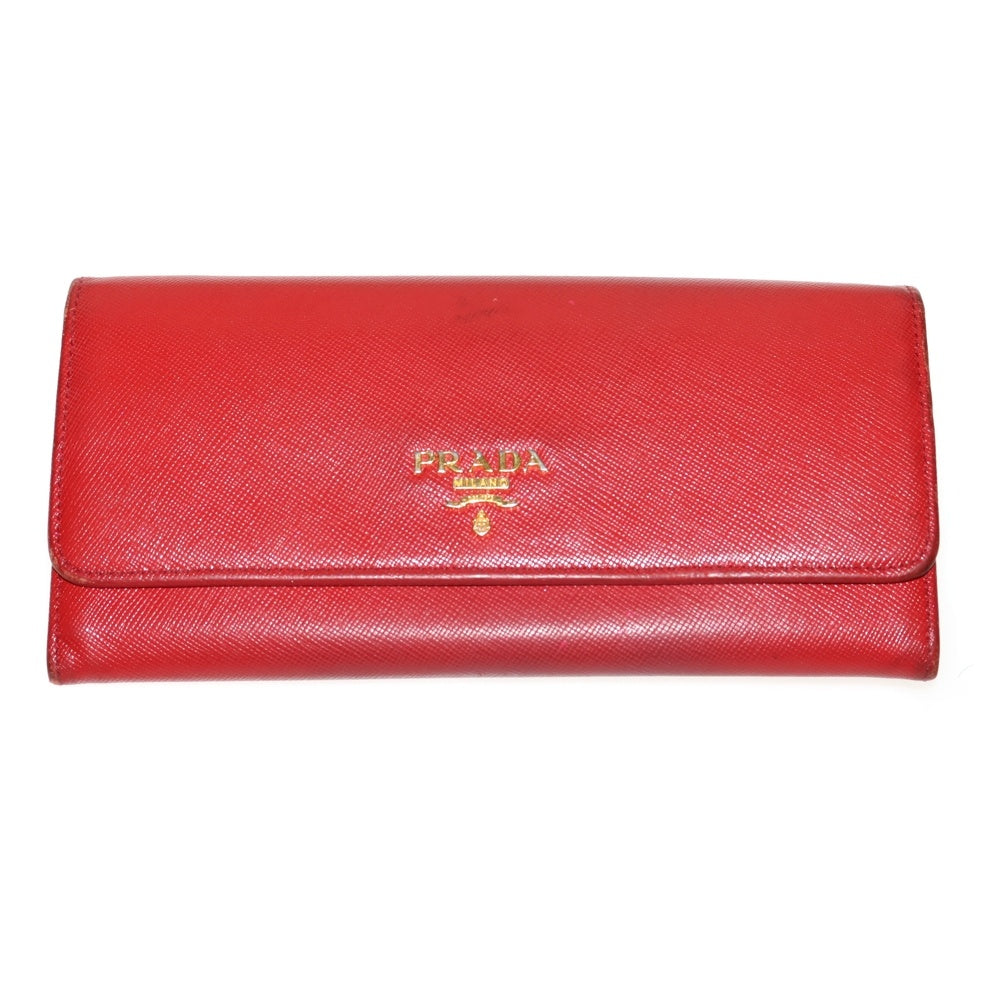 PRADA(プラダ) SAFFIANO METAL ORO サフィアーノ メタル オーロ ロング 