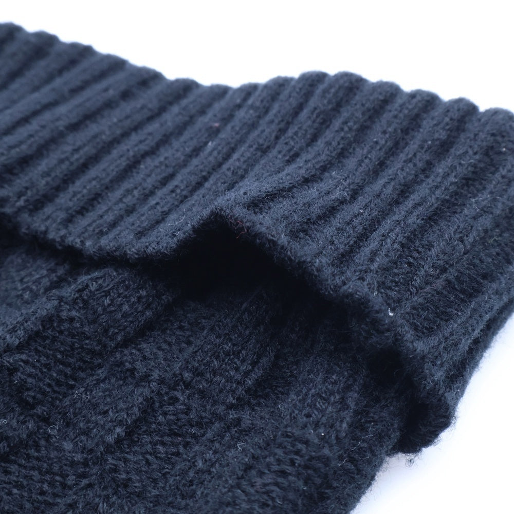 NO BRAND(ノーブランド) G.L.RELAXING グリーンレーベルリラクシング ニット帽 ビーニー ブラック