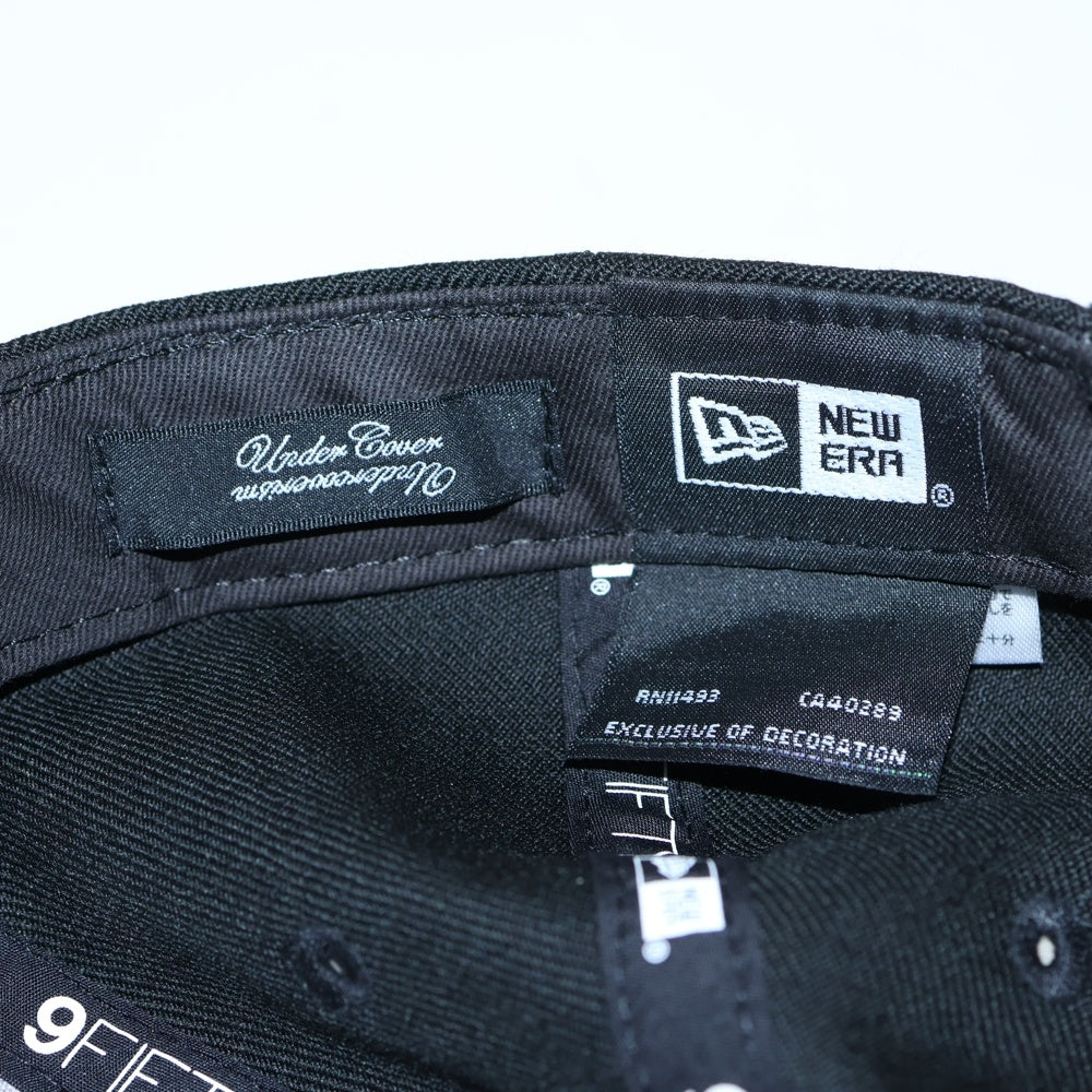 UNDERCOVER(アンダーカバー) ×NEW ERA 9FIFTY ニューエラ ナインフィフティー スナップバック キャップ 帽子 ブラック