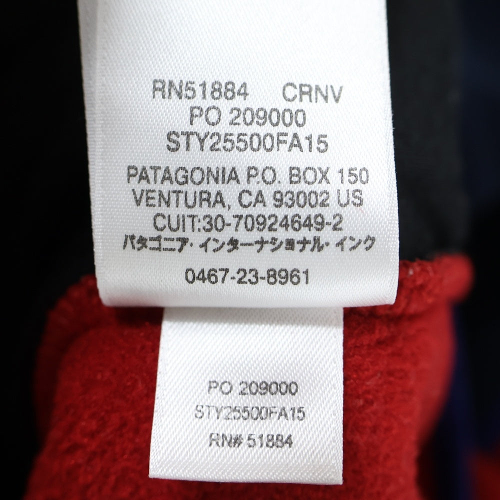 PATAGONIA(パタゴニア) 15AW SYNCHILLA シンチラ フリース ベスト ネイビー/レッド STY25500