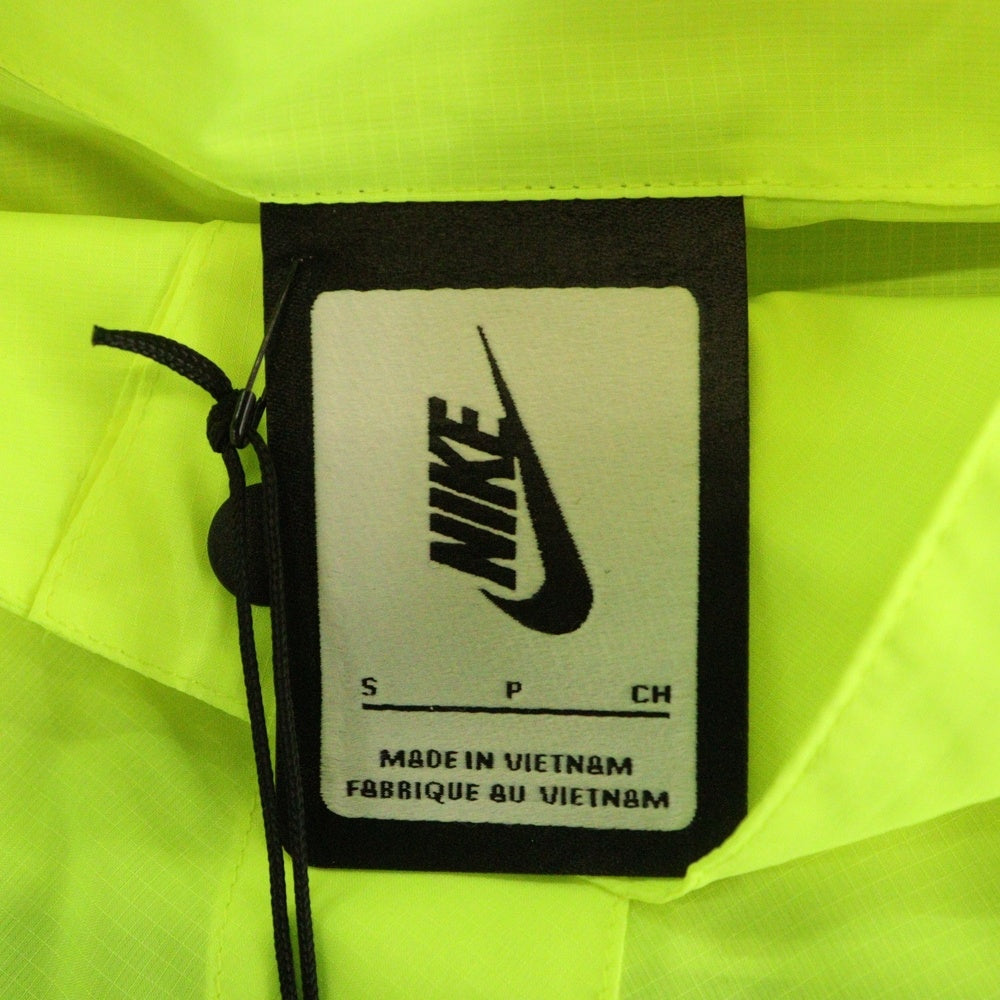 NIKE LAB(ナイキラボ) ×KIM JONES WINDRUNNER S/S JACKET キムジョーンズ ウィンドランナー 半袖プルオーバージャケット イエロー 837939-702