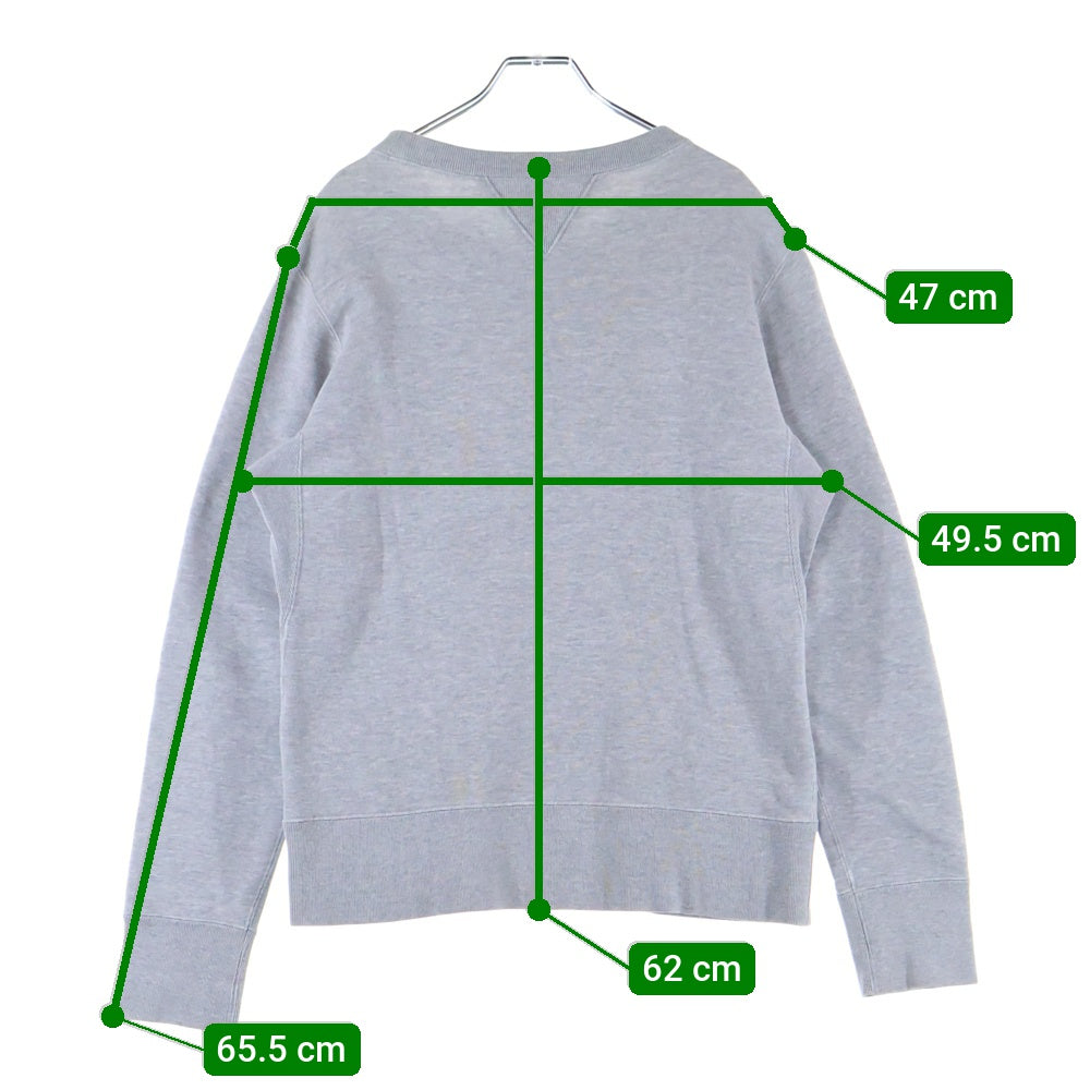 LOOPWHEELER(ループウィラー) ×BEAMS PLUS SUPER HEAVY WEIGHT SWEAT CREW NECK ビームスプラス スーパーヘビーウェイト クルーネック スウェット トレーナー グレー