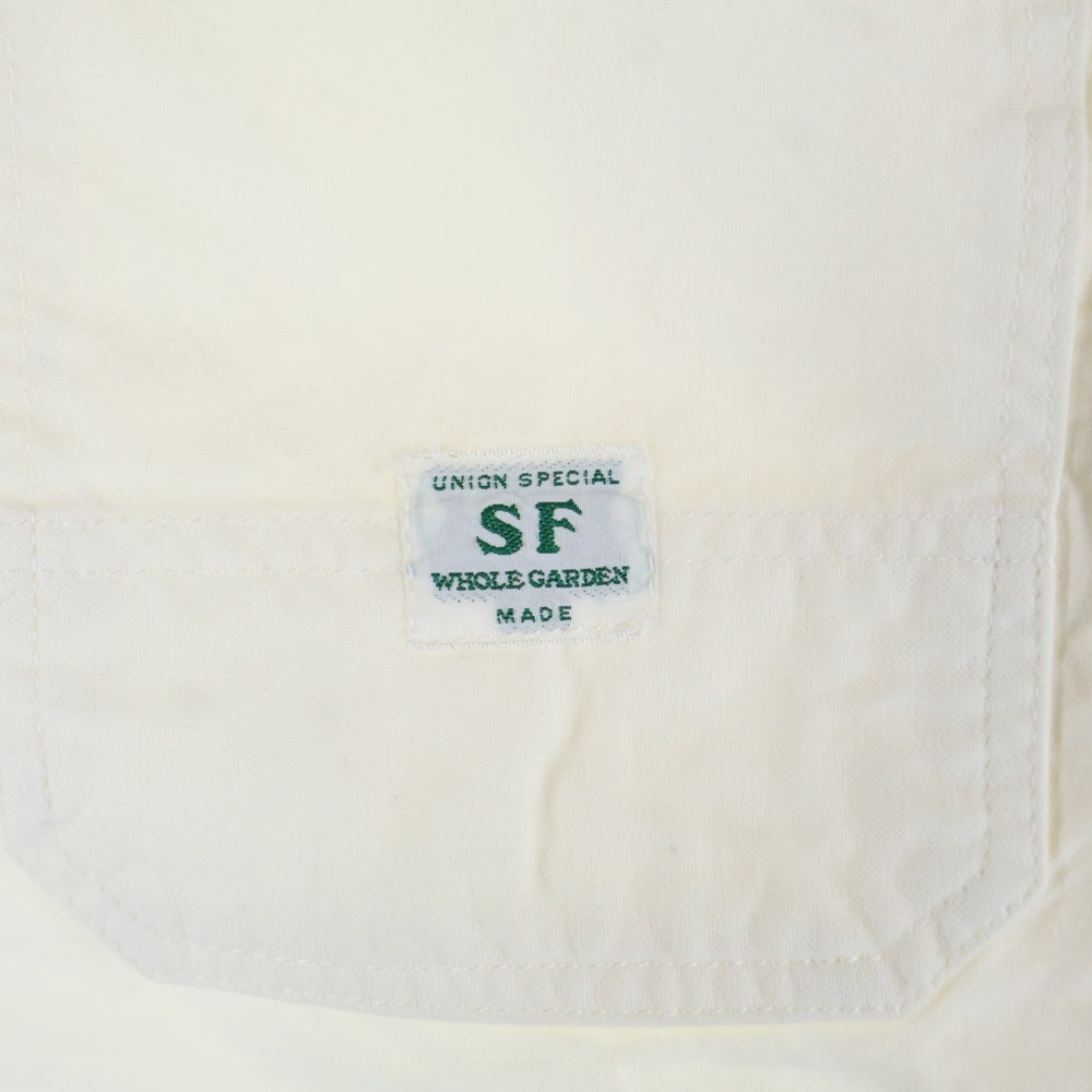 SASSAFRAS(ササフラス) コットン 長袖シャツ ホワイト