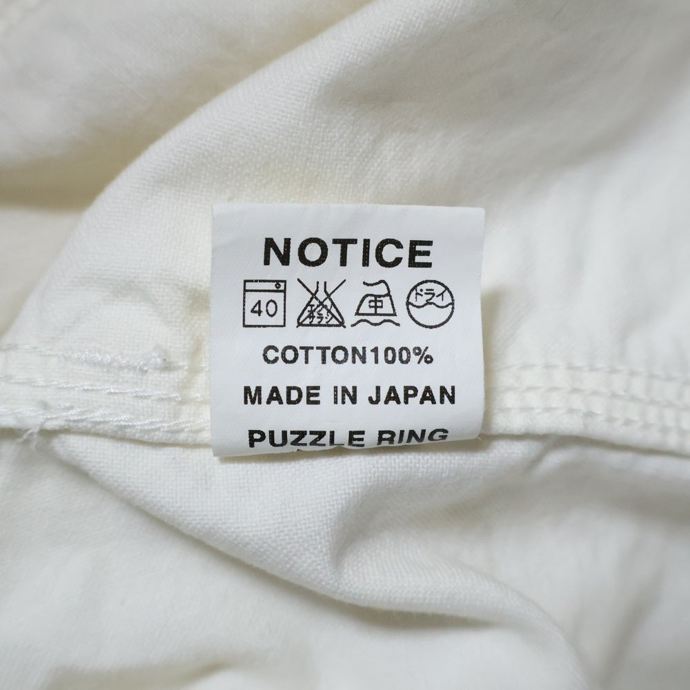 SASSAFRAS(ササフラス) コットン 長袖シャツ ホワイト