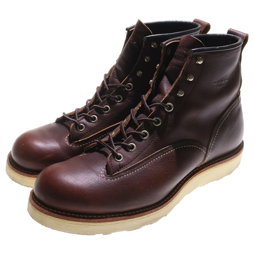 RED WING(レッド ウイング) 2906 6INCH LINEMAN BOOTS シックスインチ ラインマン レースアップブーツ ブラウン