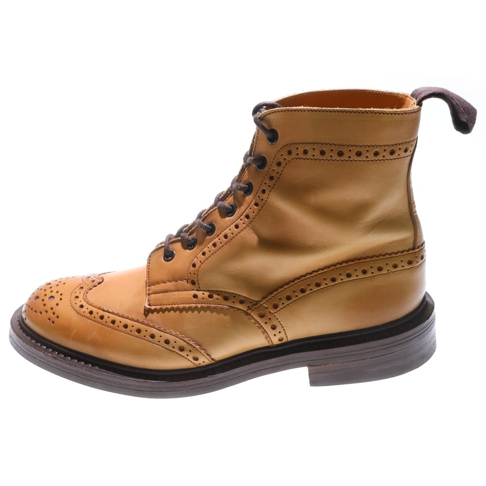 Tricker's(トリッカーズ) MALTON モールトン ウイングチップ レースアップブーツ ブラウン M2508