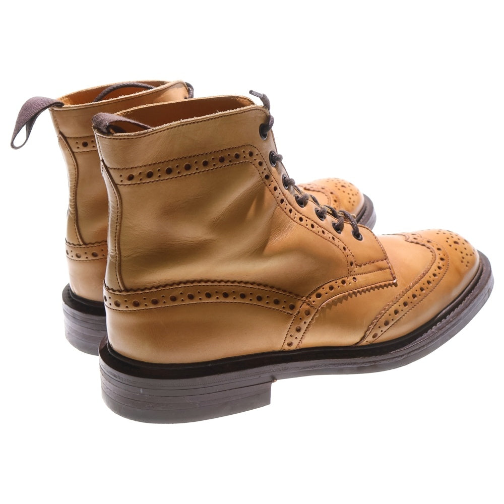 Tricker's(トリッカーズ) MALTON モールトン ウイングチップ レースアップブーツ ブラウン M2508