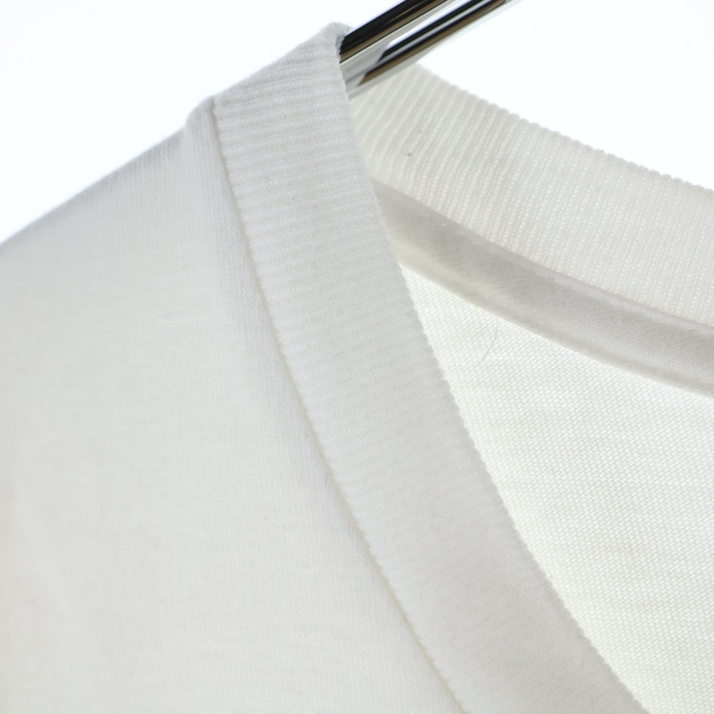 SUPREME(シュプリーム) 19AW Smoke Tee スモーク フロントロゴデザイン クルーネック カットソー 半袖Tシャツ ホワイト