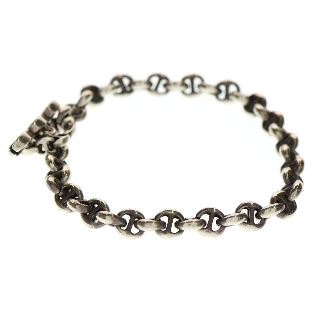 HOORSENBUHS(ホーセンブース) 5MM OPEN-LINK BRACELET 6Pダイヤモンド オープンリンク ブレスレット 8インチ シルバー