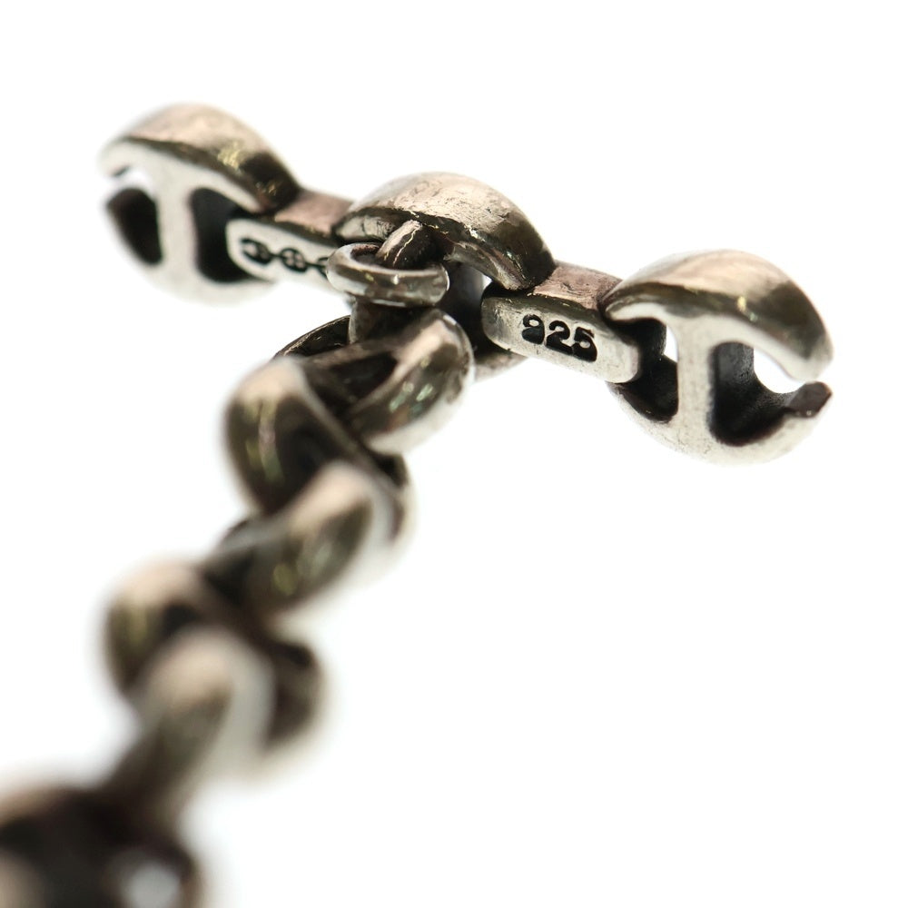 HOORSENBUHS(ホーセンブース) 5MM OPEN-LINK BRACELET 6Pダイヤモンド オープンリンク ブレスレット 8インチ シルバー