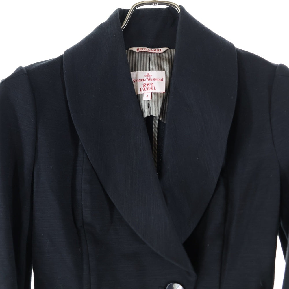 Vivienne Westwood Red Label(ヴィヴィアンウエストウッドレッドレーベル) オーブボタン ショルカラー 2B ジャケット ブラック レディース 86001M