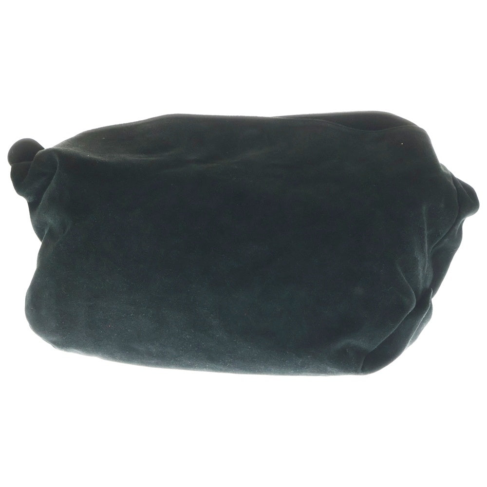Vivienne Westwood(ヴィヴィアンウエストウッド) VELVET SHOULDER BAG ベルベット レザーベルト ショルダーバッグ ブラック