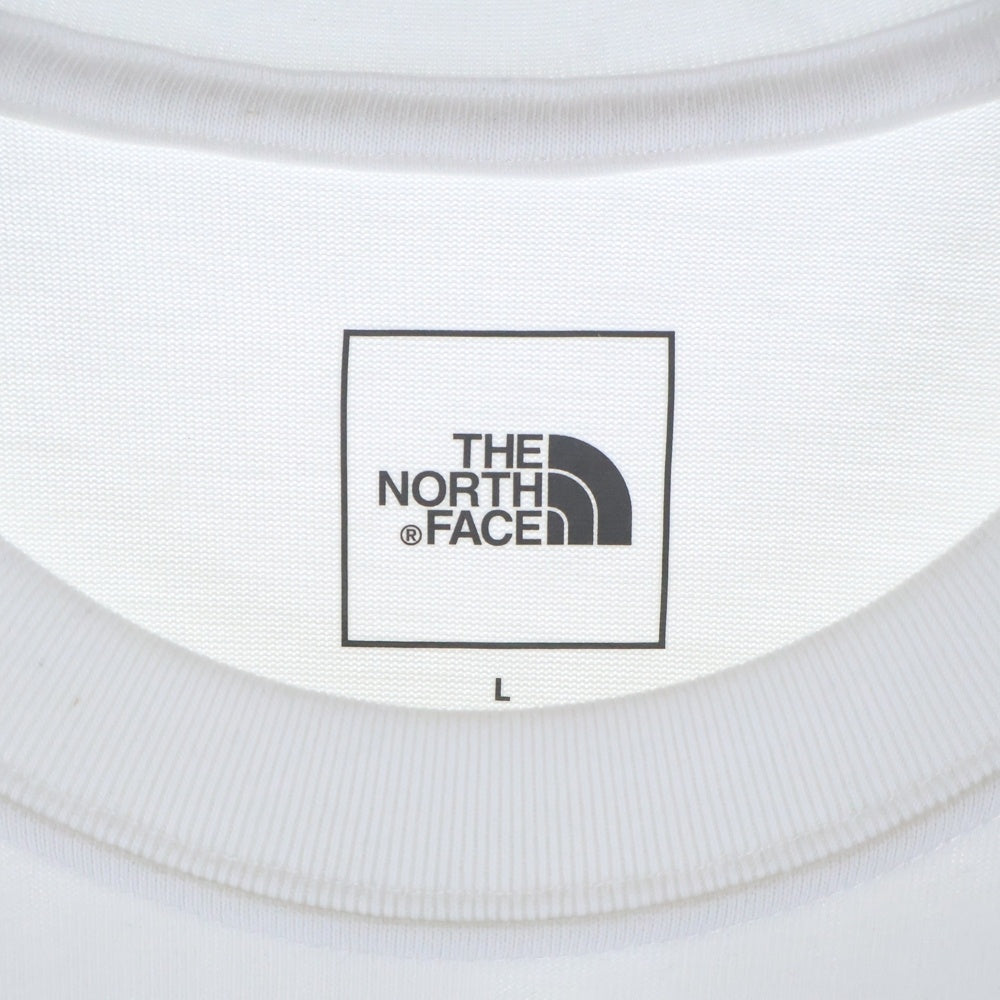 THE NORTH FACE(ザノースフェイス) S/S HISTORICAL LOGO TEE ヒストリカルロゴ プリント クルーネック 半袖Tシャツ カットソー ホワイト NT32332
