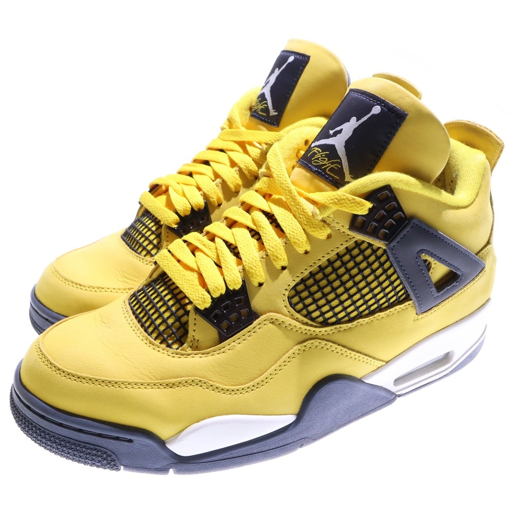 NIKE(ナイキ) AIR JORDAN 4 Tour Yellow エアジョーダン4 ツアーイエロー ハイカットスニーカー US10/28cm CT8527-700