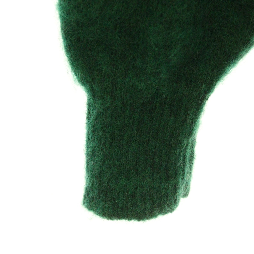 KAPTAIN SUNSHINE(キャプテンサンシャイン) BRUSHED WOOL MOHAIR CARDIGAN モヘヤ混 ウールニットカーディガン グリーン KS22FKN03