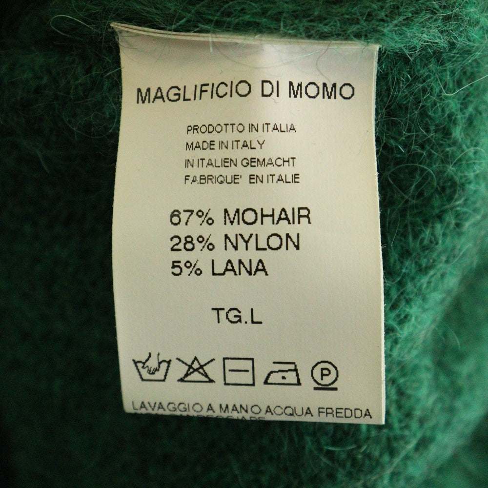 KAPTAIN SUNSHINE(キャプテンサンシャイン) BRUSHED WOOL MOHAIR CARDIGAN モヘヤ混 ウールニットカーディガン グリーン KS22FKN03