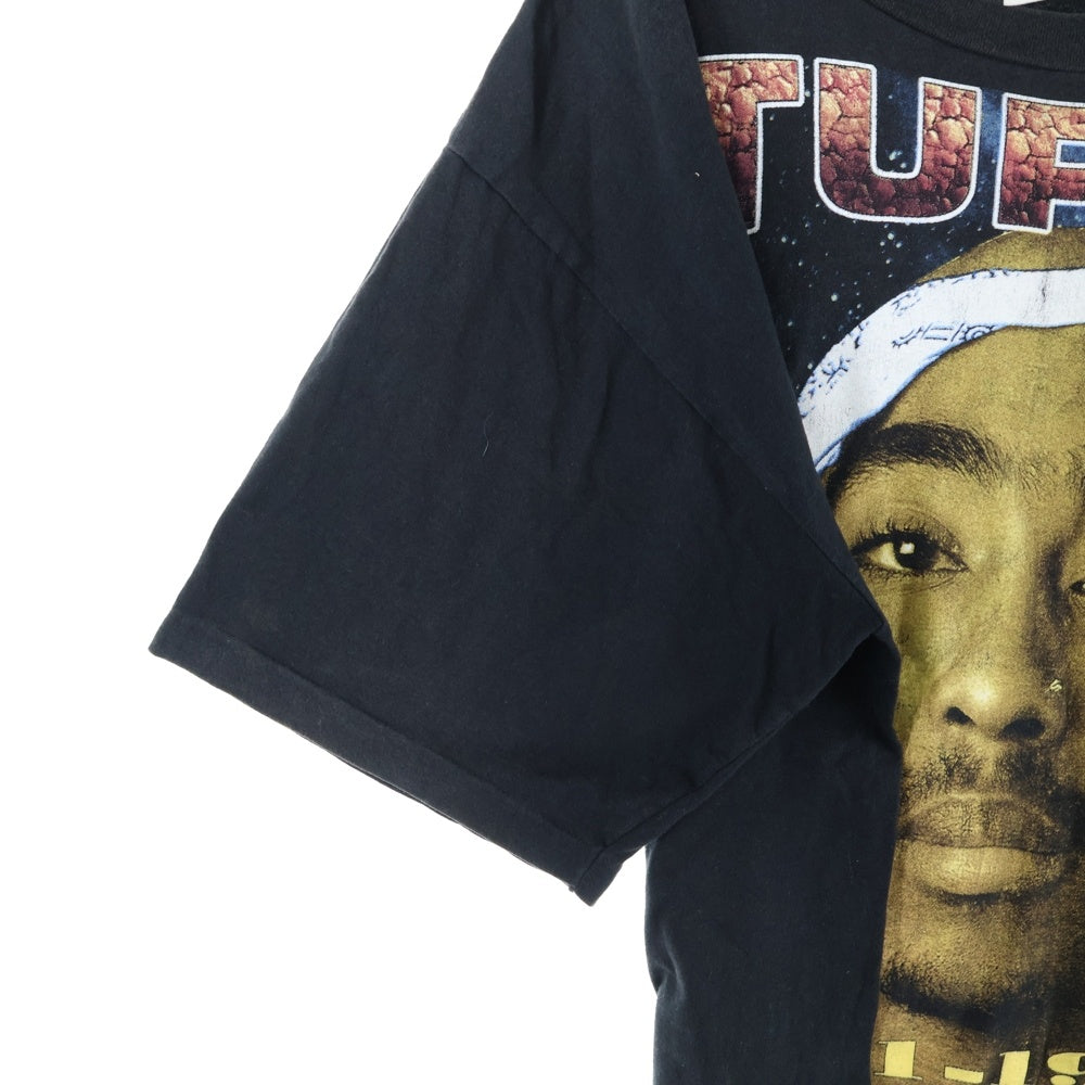 VINTAGE(ヴィンテージ) 90S VINTAGE 2PAC MAKAVELI AGAINST ALL ODDS RAP TEE ツーパック マキャベリック アゲインストオールオッズ 両面プリントTシャツ 半袖クルーネックカットソー