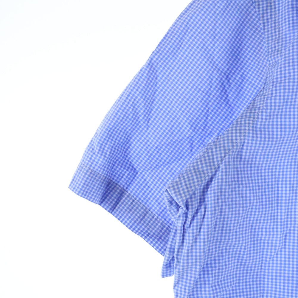 POLO RALPH LAUREN(ポロラルフローレン) CLASSIC FIT スモールポニー刺繍 ギンガムチェック ボタンダウン 半袖シャツ ブルー