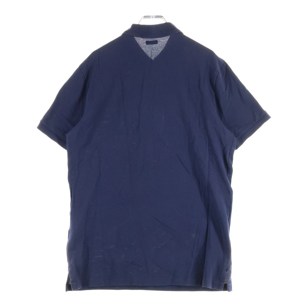 POLO RALPH LAUREN(ポロラルフローレン) CUSTOM SLIM FIT スモールポニー刺繍 コットン 半袖ポロシャツ ネイビー