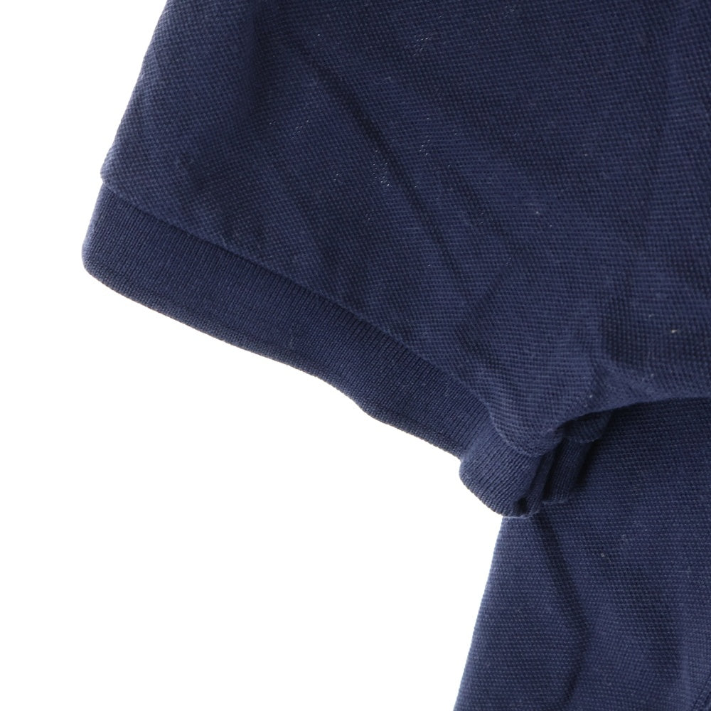 POLO RALPH LAUREN(ポロラルフローレン) CUSTOM SLIM FIT スモールポニー刺繍 コットン 半袖ポロシャツ ネイビー